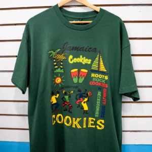 Cookies Jamaica Green T-Shirt Roots Rock